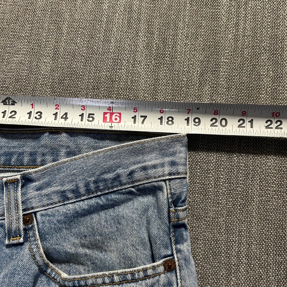 Levi's 550 Relaxed Fit Jeans Mens 38x32 Light Wash Blue Tapered Leg Denim - Picture 10 of 10